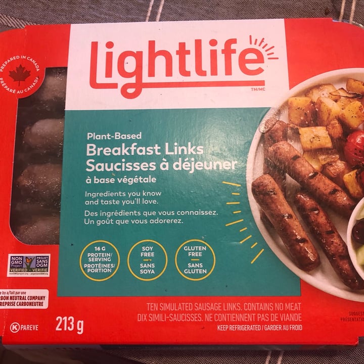 photo of Lightlife Plant Based Breakfast Links Sausage shared by @jasveganlife on  23 Jan 2021 - review