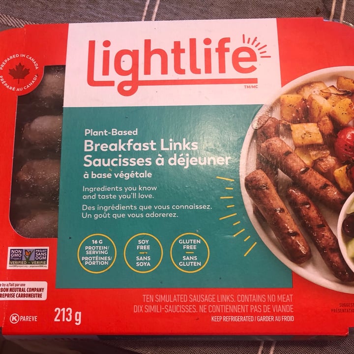 review photo of Lightlife Plant Based Breakfast Links Sausage shared by @jasveganlife on 23 Jan 2021 - review
