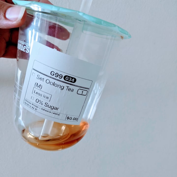 review photo of Zoey's Diner Oolong Tea shared by @jellayee on 15 Oct 2020 - review