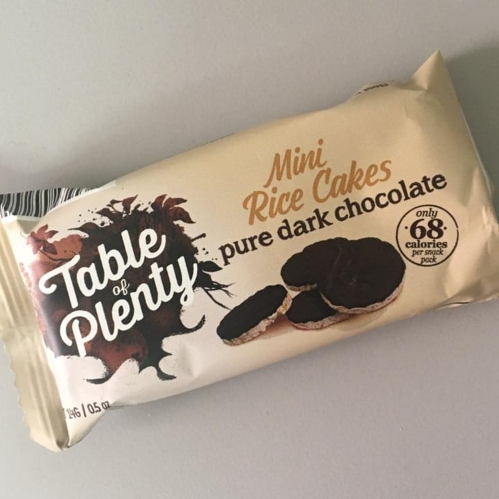 Table of Plenty Mini Dark Chocolate Rice Cakes Review abillion
