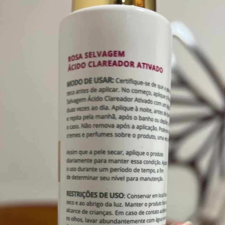 photo of Rosa Selvagem ácido clareador ativado shared by @danicortez on  23 Jul 2022 - review