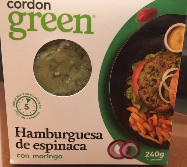 review photo of Cordon Green Hamburguesa de espinaca con moringa shared by @margaritaa2 on 06 Jan 2020 - review