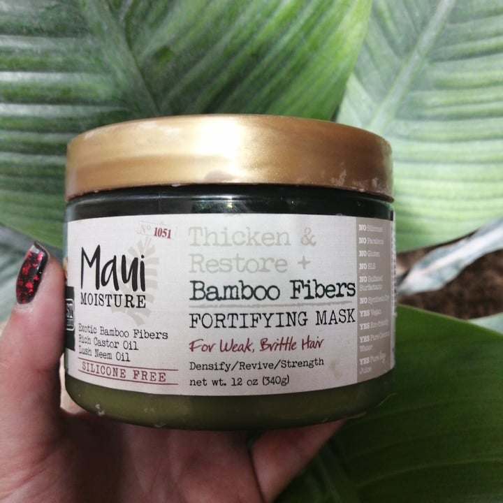 Maui Moisture Bamboo Fibers Fortifying Mask Review abillion
