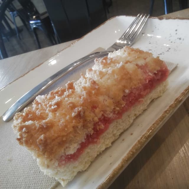 Photo of the dish “Raspberry Jam Coconut Slice”