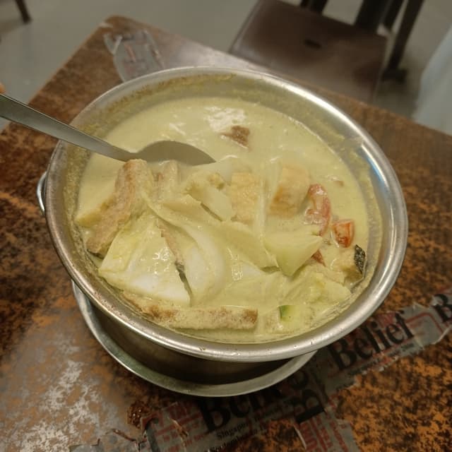 「thai green curry」の料理の写真