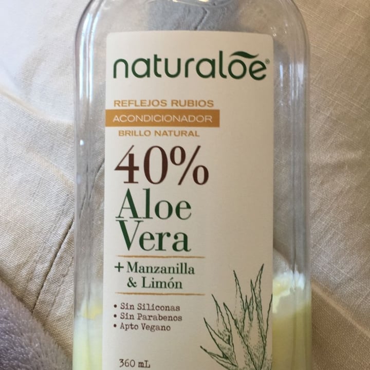 review photo of Naturaloe Organics Acondicionador Reflejos Rubios shared by @marylou70 on 02 Aug 2022 - review