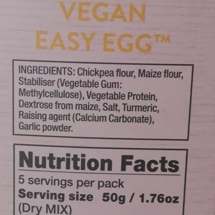 photo of Orgran Vegan Easy Egg shared by @jeandrek on  25 Aug 2022 - review