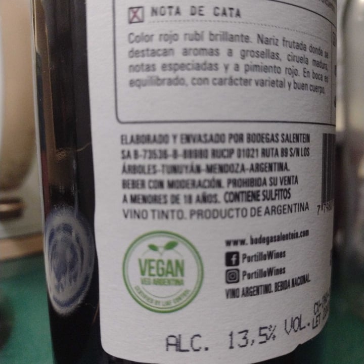 review photo of Salentein Wines Portillo Pinot Noire shared by @ursula on 28 Mar 2022 - review