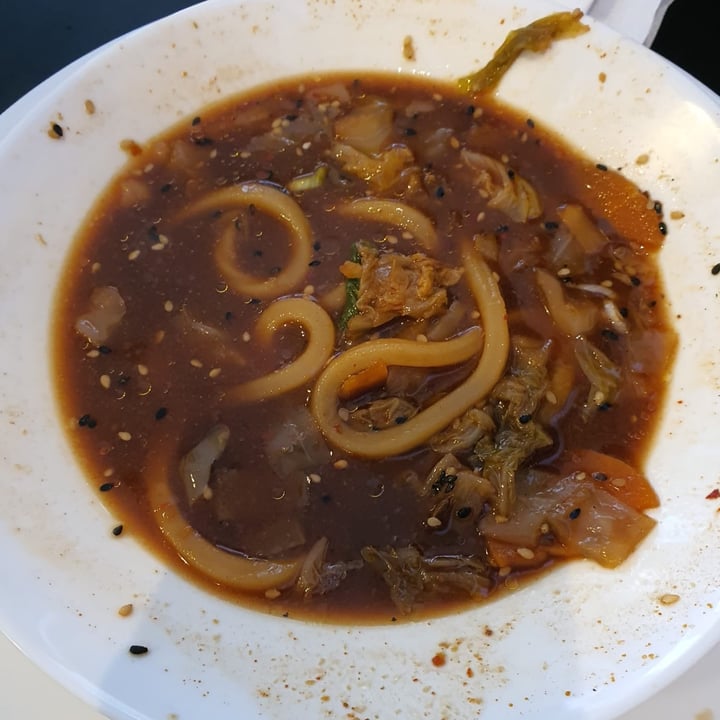 photo of Vegan Yes Shoreditch Kimchi Udon shared by @vegzari on  02 Jun 2022 - review