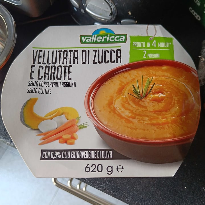 review photo of Vallericca Vellutata di zucca e carote shared by @raviolino on 28 Apr 2022 - review