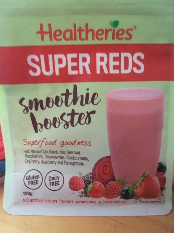 review photo of Healtheries Super red smoothie booster shared by @theveganchums on 22 Apr 2019 - review