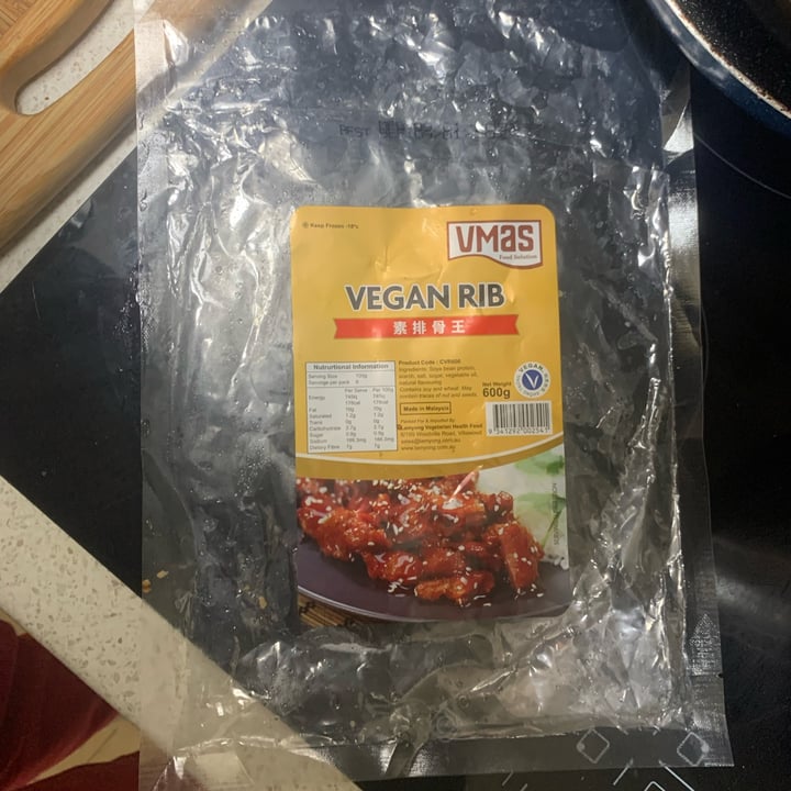 photo of vmas Vegan Rib shared by @vejazzy on  06 Aug 2022 - review