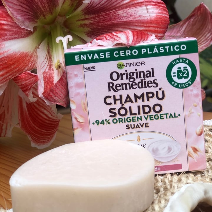 photo of Garnier Champú sólido shared by @michelladaa on  19 May 2021 - review