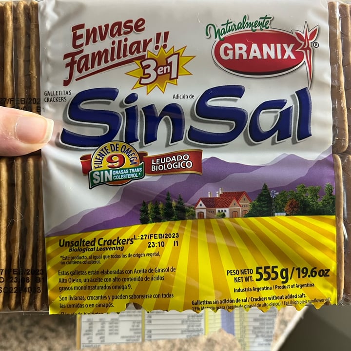 review photo of Granix Galletitas Crackers Sin Sal Light shared by @mariefl on 19 Oct 2022 - review
