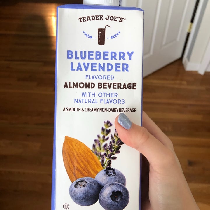 review photo of Trader Joe's Lavender Blueberry Almond Milk shared by @audreykw16 on 27 Aug 2020 - review