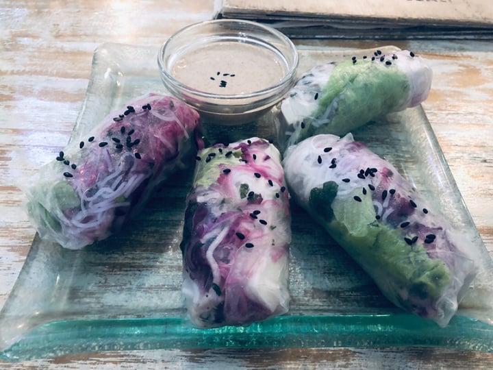review photo of Earth cafe Tofu and vegetables spring roll shared by @shraddha on 21 Dec 2019 - review