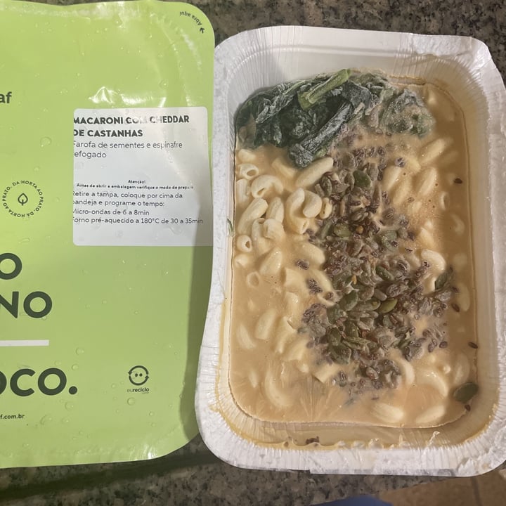review photo of Beleaf Macarroni com Cheddar shared by @julianasc on 20 Apr 2022 - review