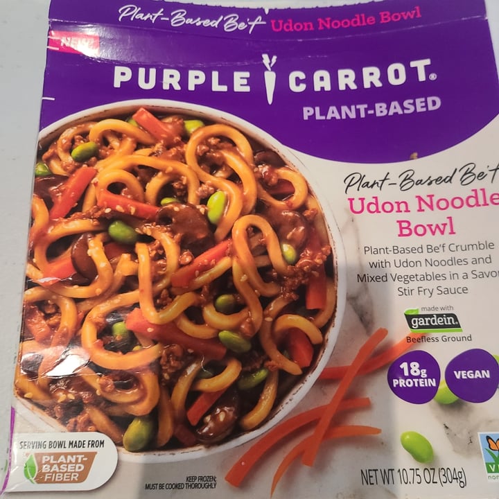 photo of Purple Carrot Udon Noodle Bowl shared by @hweeder on  04 Oct 2022 - review