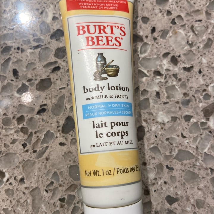 photo of Burt’s Bees body lotion shared by @carolstanis on  02 May 2022 - review