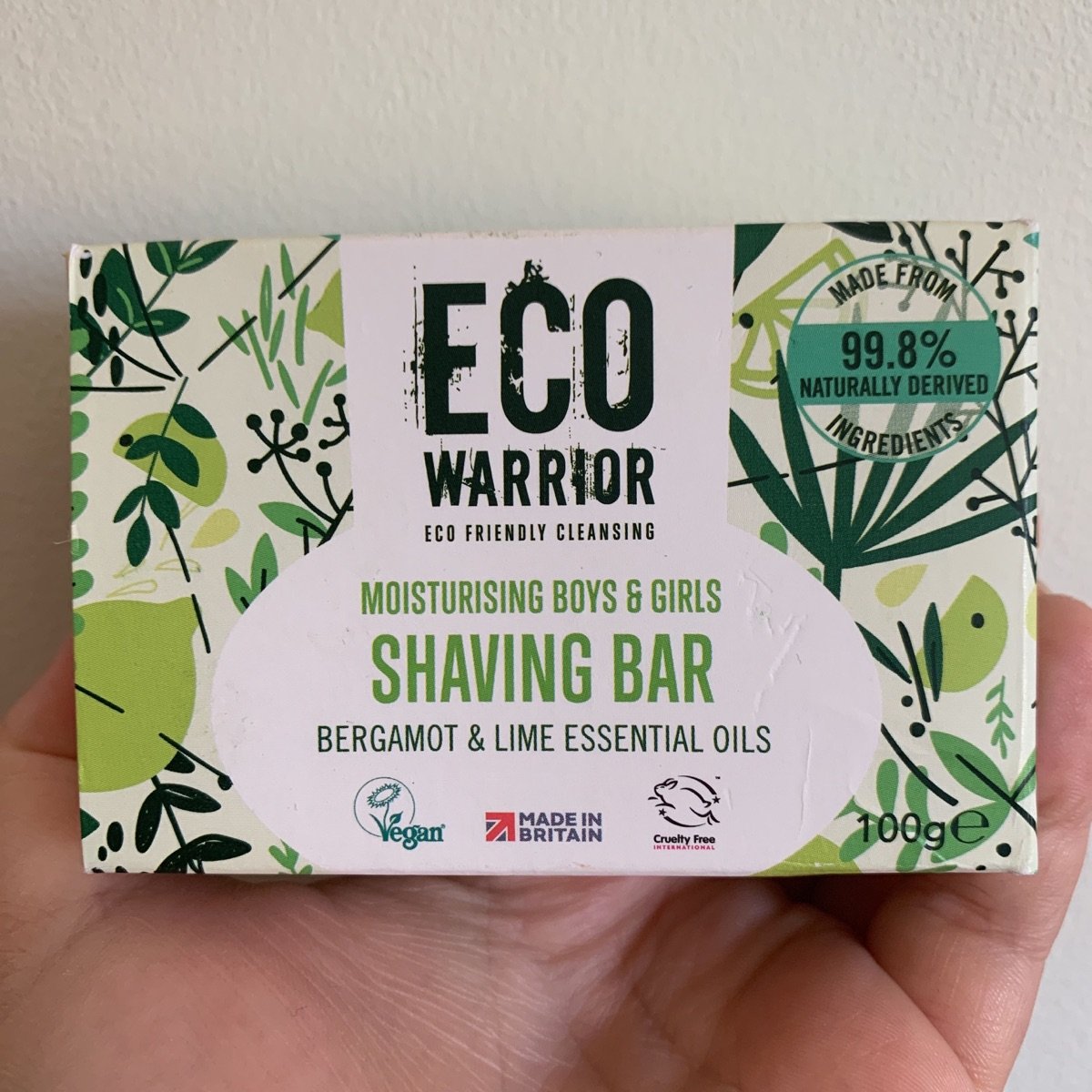 Eco Warrior Moisturising Body And Hand Soap Bar Vegan Cruelty Free Eco Friendly