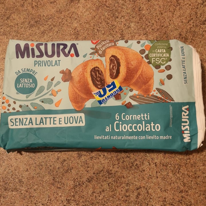 photo of Misura 6 Cornetti al cioccolato shared by @aleveganfoodlover on  06 Jan 2023 - review