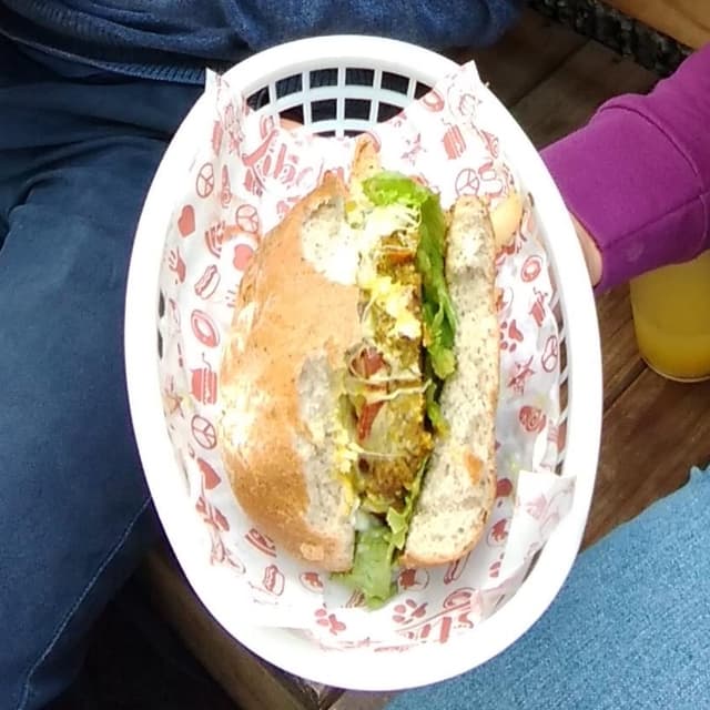 「Hamburguesa Vegana」の料理の写真