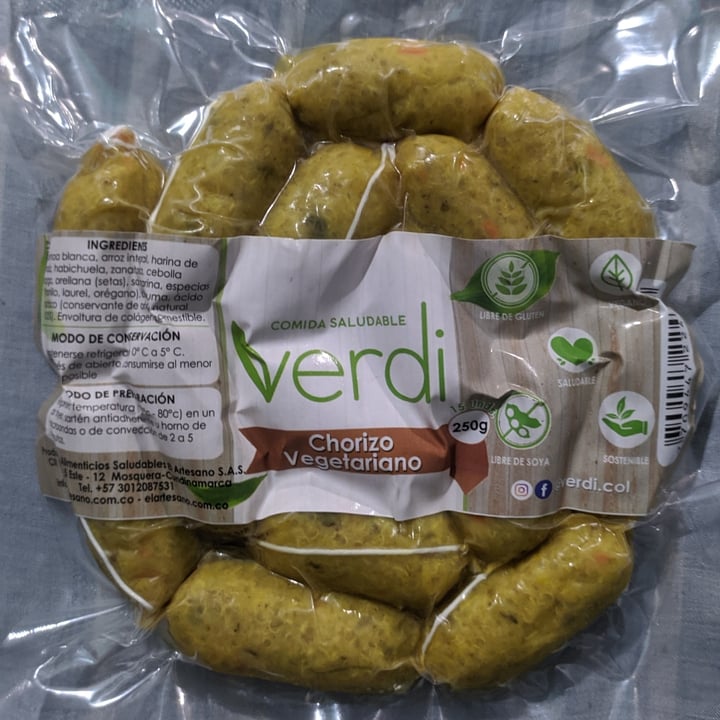 review photo of Verdi Chorizo vegetariano shared by @frayarias19 on 04 Jan 2021 - review