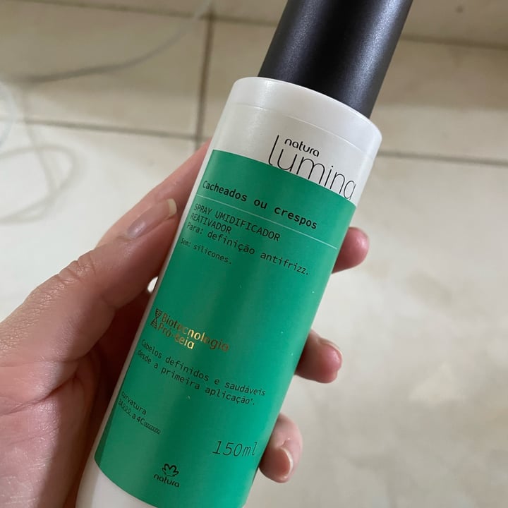 photo of Natura Lumina Spray Umidificador Reativador shared by @lyagobetti on  08 May 2022 - review