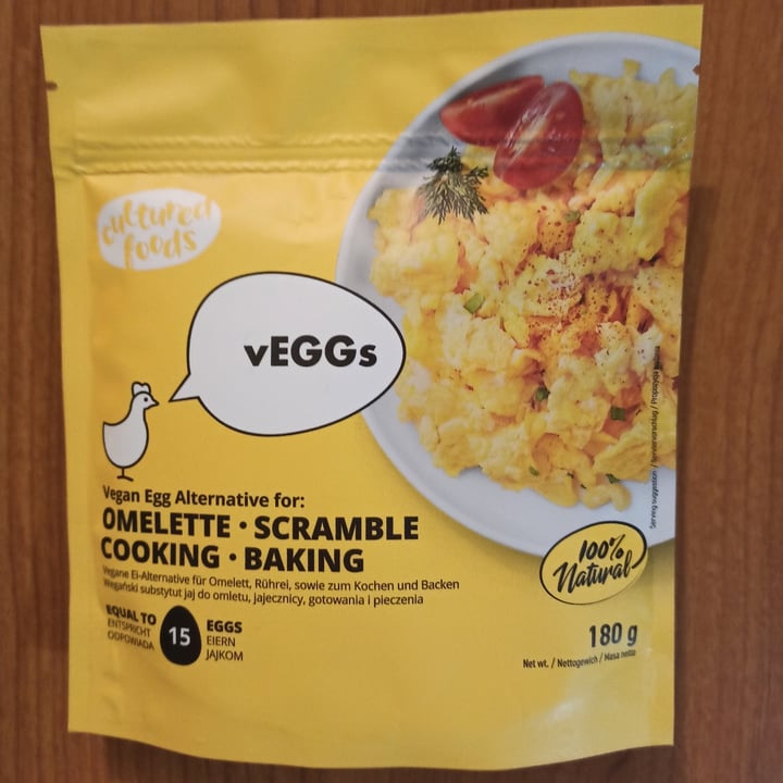 photo of Cultured Foods Vegan Egg Alternative For Omelette, Scramble, Cooking, Baking shared by @lelemargot on  26 Jan 2022 - review