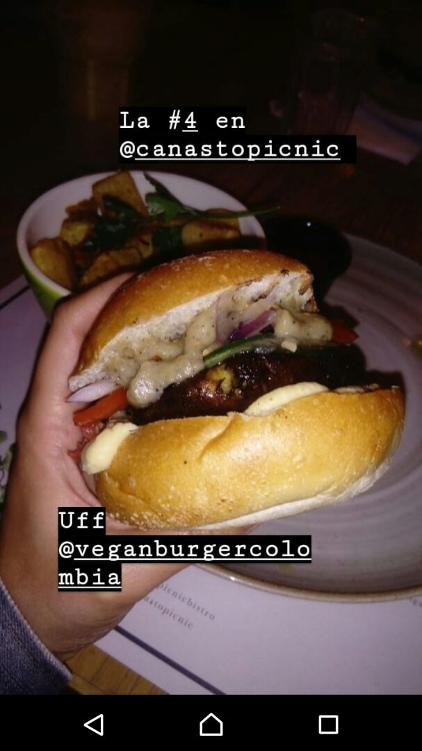 photo of Canasto Picnic Bistrò Portobello Burger shared by @angierengifo on  23 Aug 2019 - review