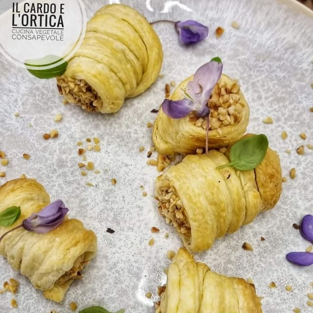 Foto do prato “Cannoli alle nocciole”