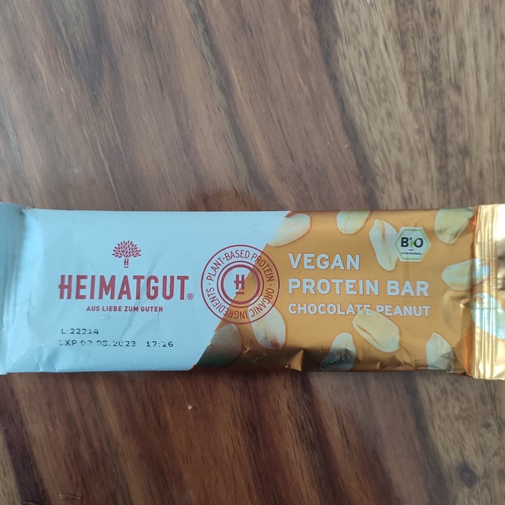 review photo of Heimatgut Protein bar chocolate peanut shared by @sara90s on 14 Oct 2022 - review