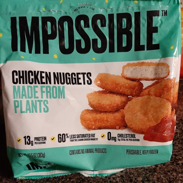 photo of Impossible Foods Chicken Nuggets shared by @treehugginjen on  17 Nov 2021 - review
