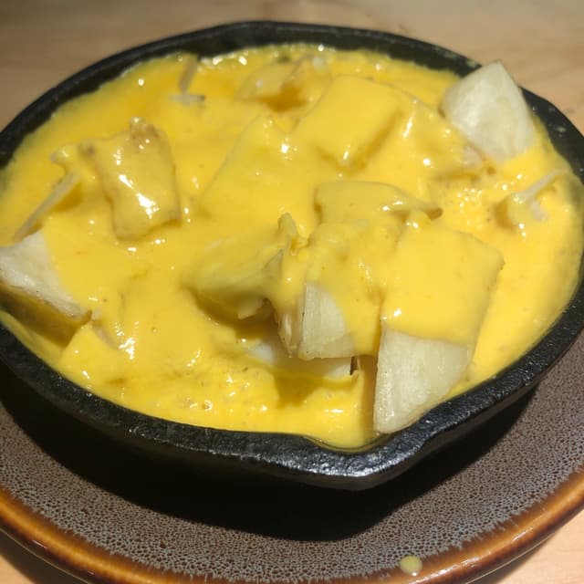 Foto do prato “Papas Con Queso”