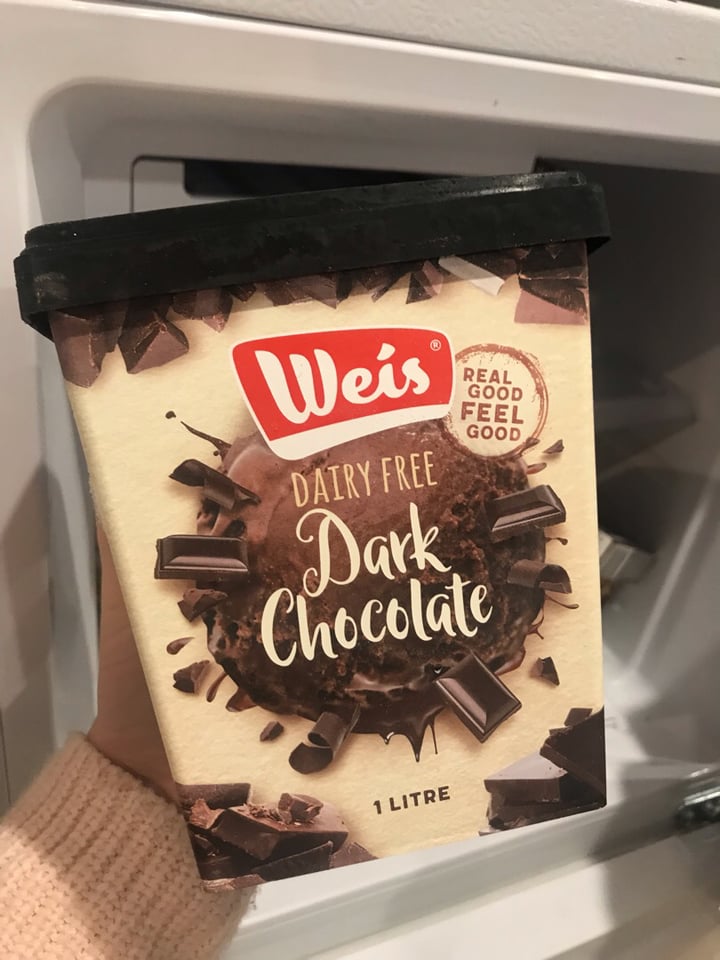 photo of Weis Dairy Free Dark Chocolate shared by @veganxoxo on  20 Jul 2019 - review