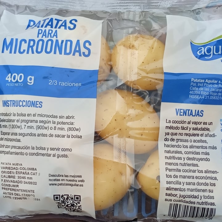 patatas microondas bolsa, 400g