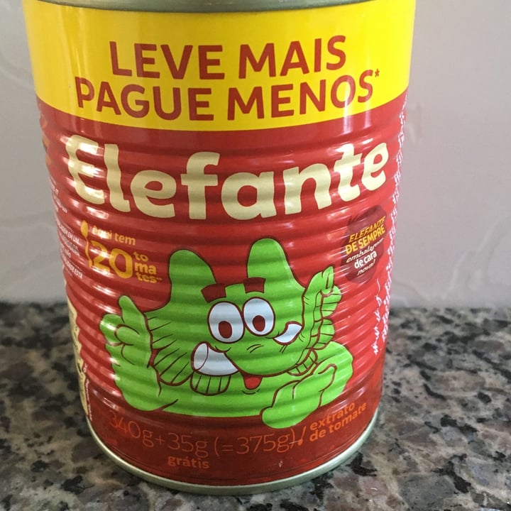 photo of Elefante Extrato De Tomate shared by @alinemachado on  08 May 2022 - review