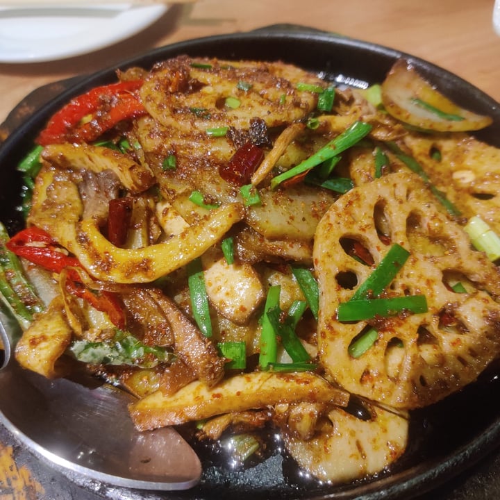 photo of Old Chengdu Sichuan Cuisine Hot Plate Potatoes and Lotus Roots shared by @fourdollars on  30 Dec 2020 - review