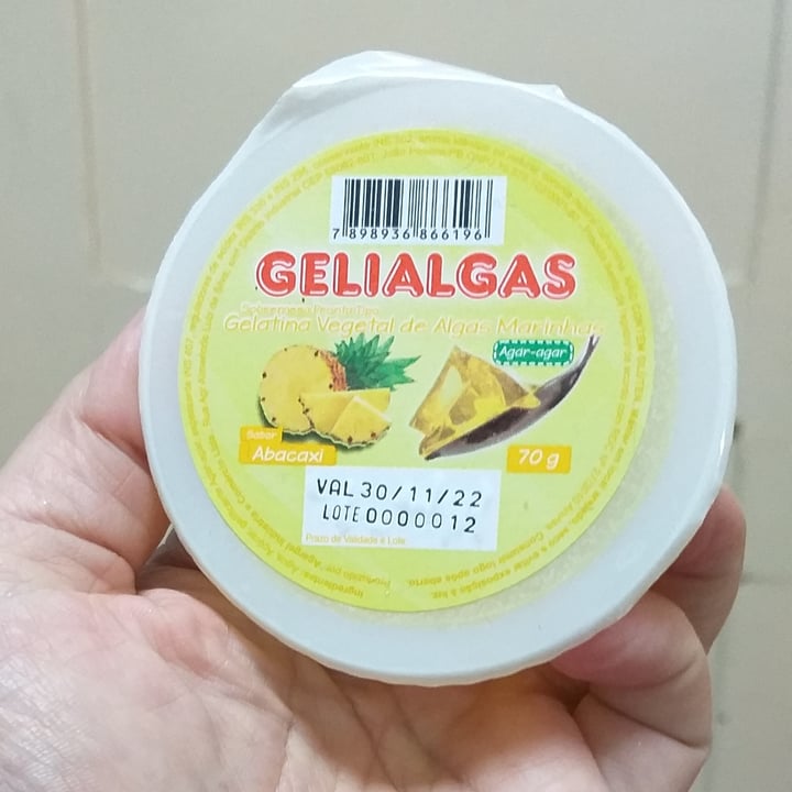 photo of Gelialgas Gelatina Sabor Abacaxi shared by @pauladalmeida on  07 May 2022 - review