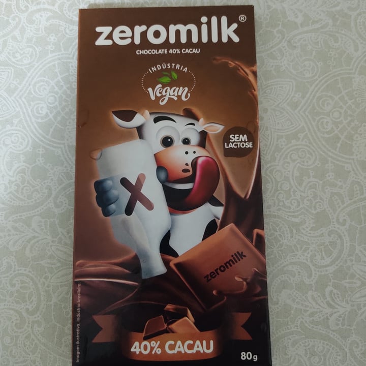 review photo of Zeromilk Chocolate 40% Cacau shared by @micheleaparecidat on 30 Apr 2022 - review