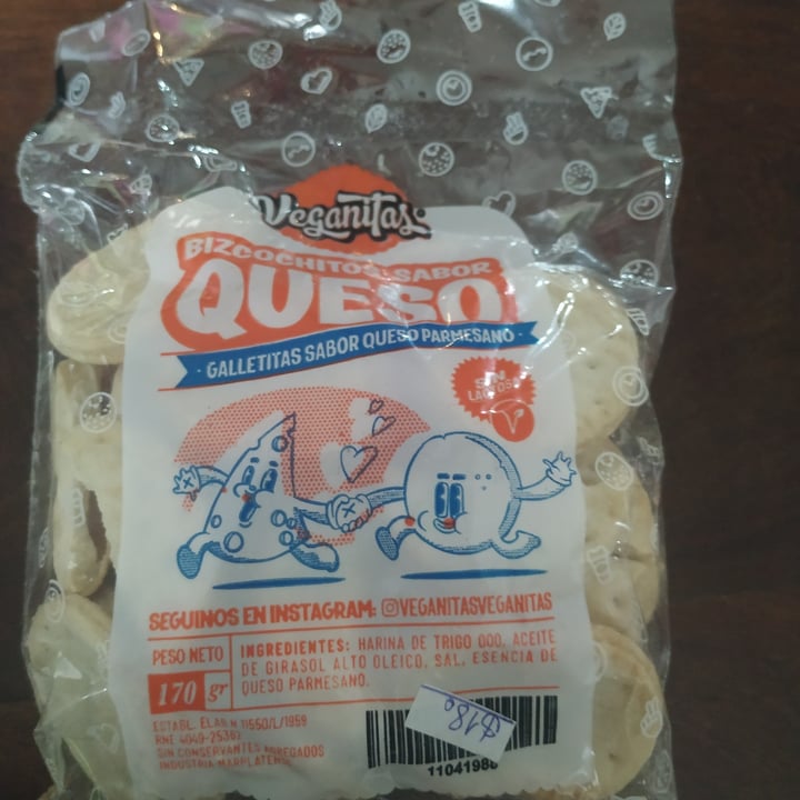 review photo of Veganitas Bizcochitos sabor Queso shared by @soolchi23 on 26 Feb 2022 - review