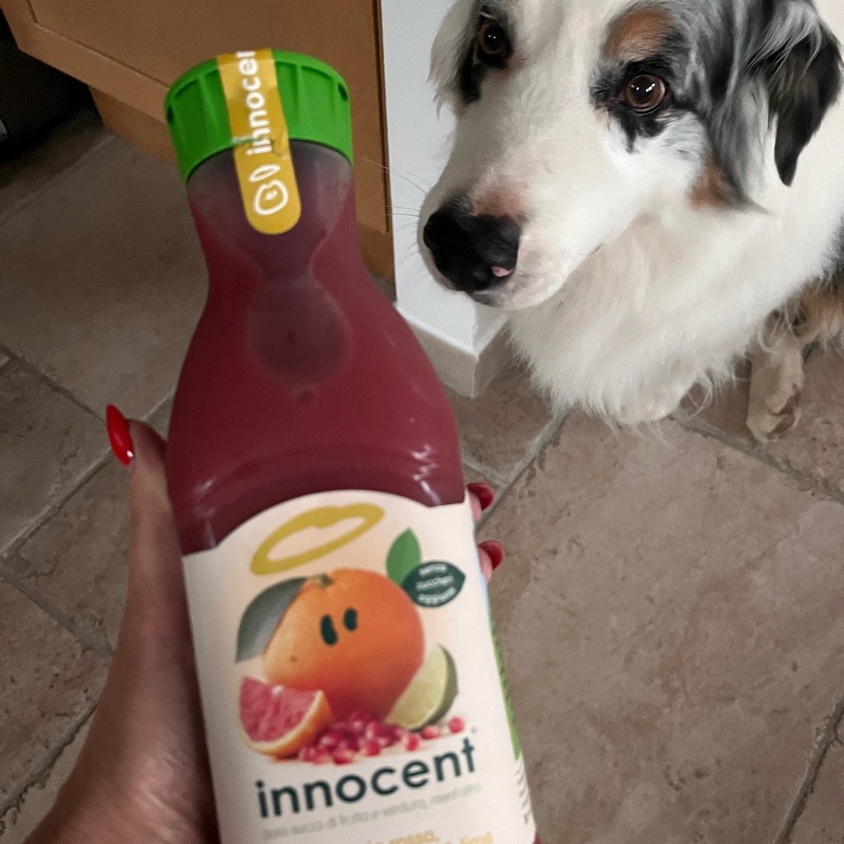 Innoent Rcjed Back red orange, pomegranate, lime from Innocent - Vegan Product Reviews ...