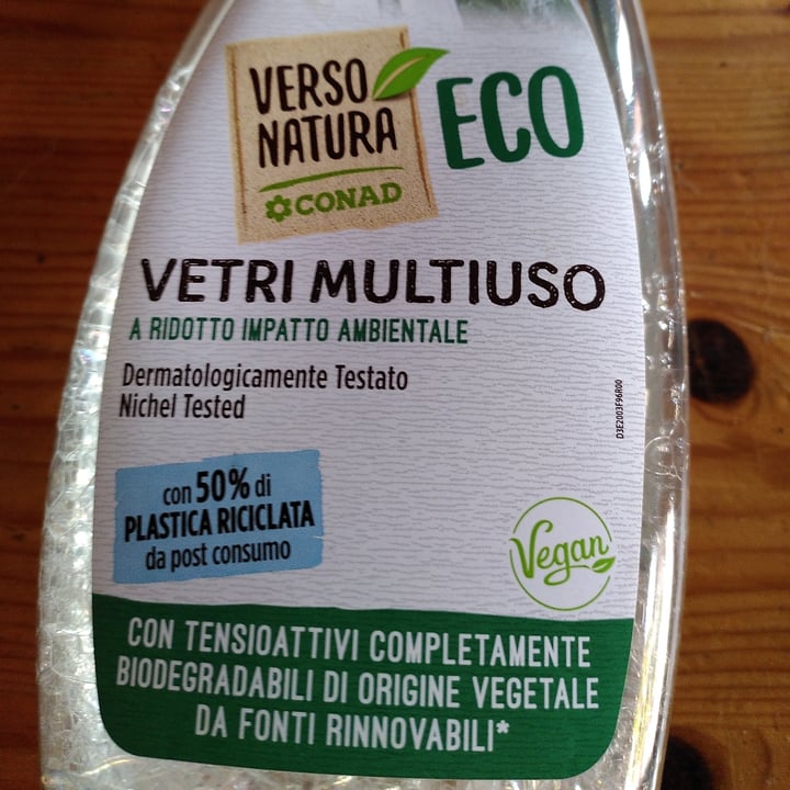 photo of Verso Natura Eco Conad Vetri multiuso shared by @walkabout-veg on  10 Mar 2022 - review