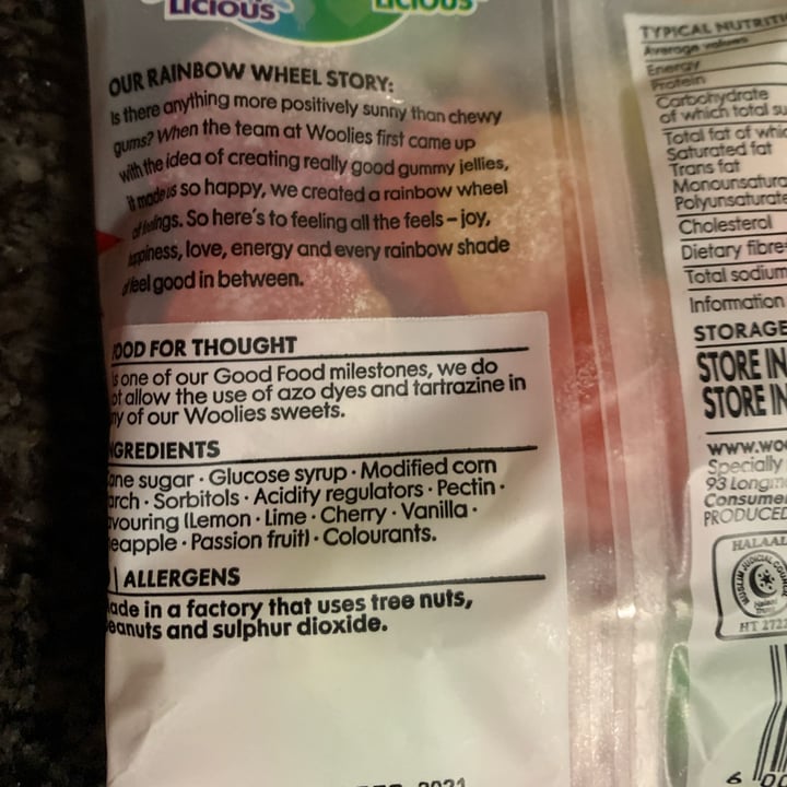 photo of Woolworths Food Happy Licious Fruit Flavoured shared by @niroshap on  05 Dec 2021 - review