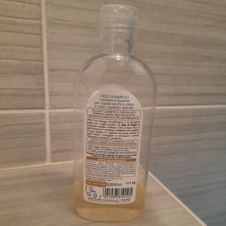 photo of Omia Fisio Shampoo Olio di Argan shared by @poji on  13 Apr 2022 - review