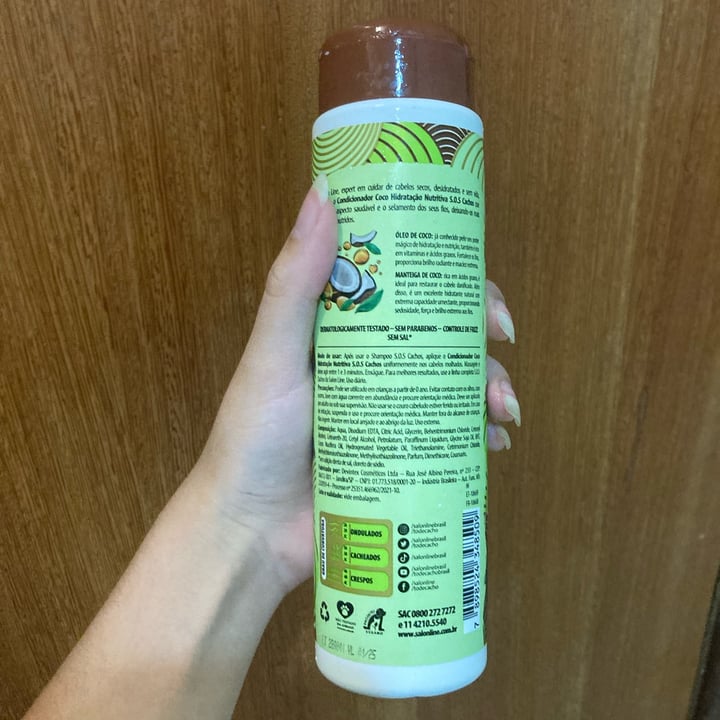 review photo of Salon line creme condicionador SOS Cachos shared by @richblue on 29 Nov 2022 - review
