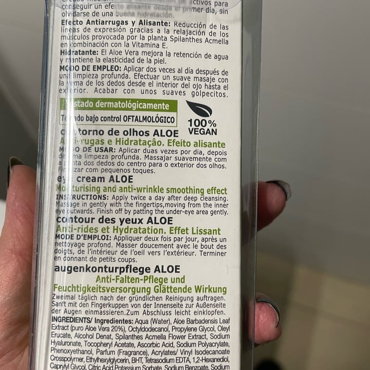 review photo of Babaria Contorno de ojos Aloe shared by @murielbrewriel on 17 Mar 2022 - review