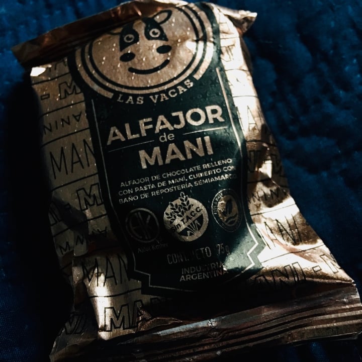 photo of Felices Las Vacas Alfajor Con Pasta De Maní shared by @palitovegano on  10 Aug 2021 - review