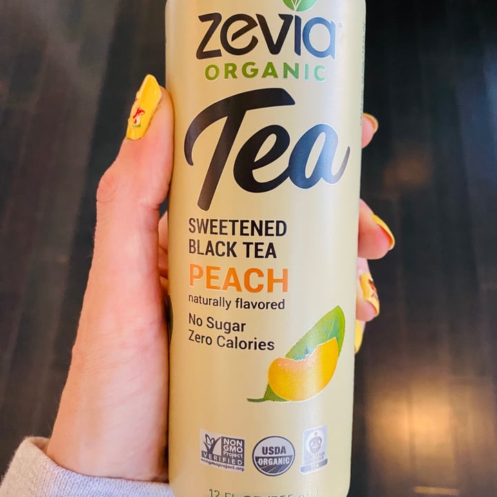 photo of Zevia Sweetened Black Tea with Peach shared by @beckyyy on  22 Nov 2020 - review