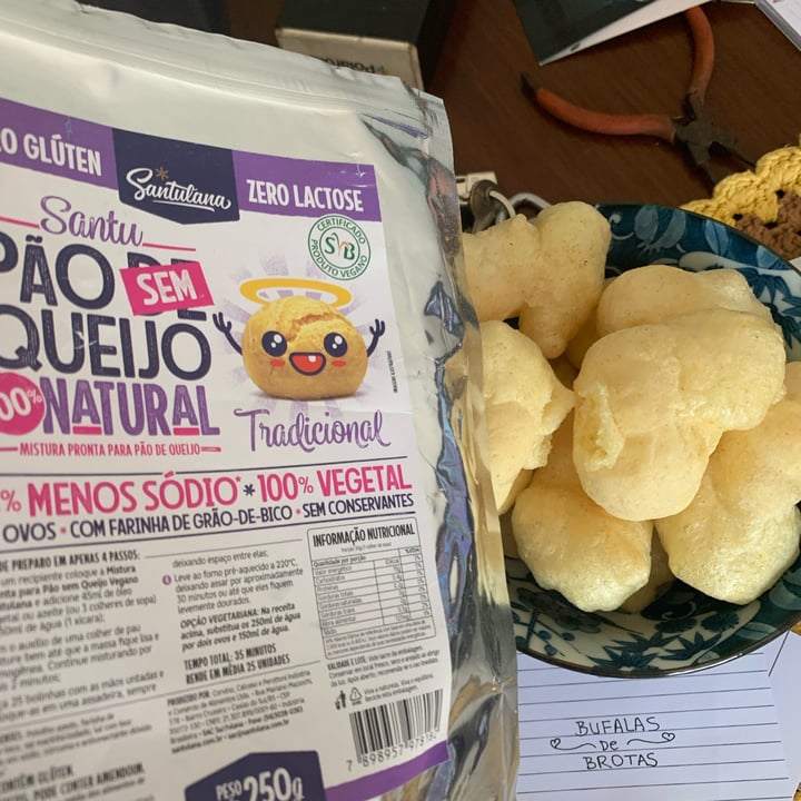 review photo of Santulana Pão sem queijo natural - tradicional shared by @stehdepaula on 29 Nov 2021 - review